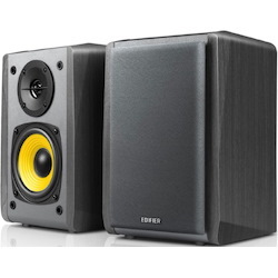 Edifier R1010BT - 2.0 Lifestyle Bookshelf Bluetooth Studio Speakers Black - 3.5MM AUX/RCA/BT/Connects 2 Bluetooth devices/Built-in Amplifier