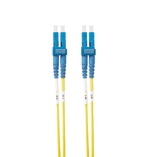 4Cabling 1.5M LC-LC Os1 / Os2 Singlemode Fibre Optic Cable: Yellow