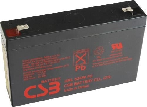 CSB Battery 6V 9Ah GPL / HRL Series ( 8 Years Design Life General Purpose)