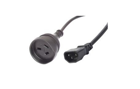 10Amp IEC C14 to Aus Socket GPO 3 Pin Outlet, 5.0m