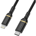 OtterBox Lightning To Usb-C Fast Charge Cable Black Shimmer - 480 MBPS Data Rate, Up To 4X Faster Charging, Durable, Trusted, Flexible