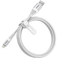 OtterBox Lightning To Usb-A 1 Meter Cable - Premium Cloud White - Rugged, Tough, Bend/Flex-Tested, MFi, 3 Amps Capacity, 480 MBPS Data Rate