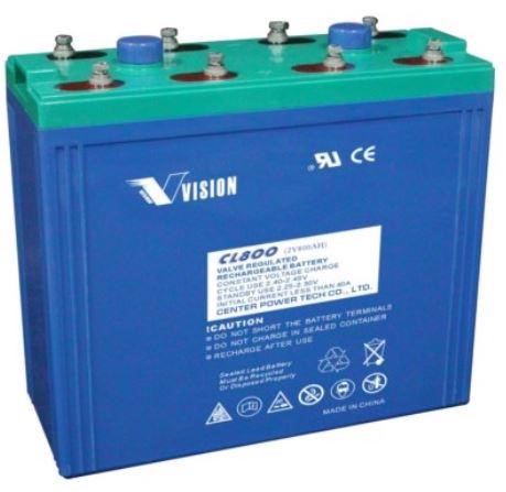 Vision Battery CL800 2V 800Ah CT Series (Front Terminal)