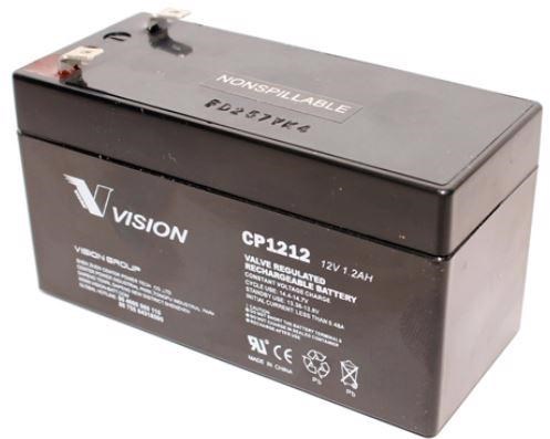 Vision CP1212 Battery 12V 1.2Ah Sealed Rechargeable Valve Regulated