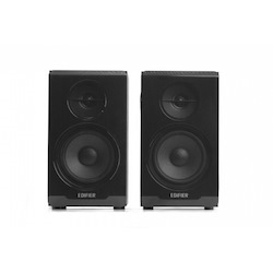 Edifier R33BT Active Bluetooth Speaker - V5.0 1/2 Inch Tweeter 3.5 Inch Mid/Bass Driver, 10W RMS Power Output, 70Hz-20KHz, ≥85dB(A), Wooden Enclosure