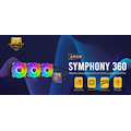 Antec Symphony 360MM Argb Advanced Liquid Cpu Cooler, PWM Led Fan, Ptfe Tubing, Lga 115X, 1200, 2011-V3, 2066, Am4, Am3+ FMx, TR4, 3 YRS Warranty