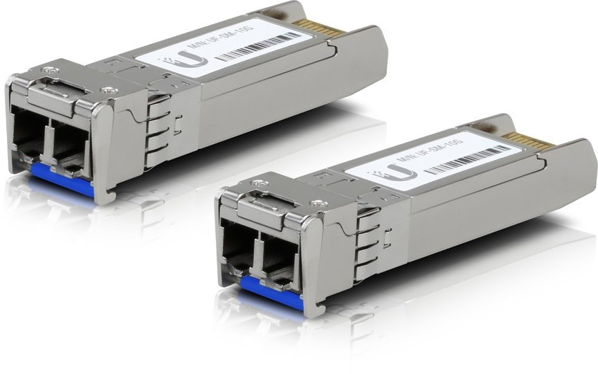 Ubiquiti UFiber SFP+ Single-Mode Fiber Module, 10 GBPS, 10KM Distance, 2-Pack