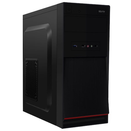 Aywun 301 Business & Office Matx With 500W Psu. 1X 5.25', 24Pin Atx, 8Pin Eps, 1X Usb3, 2X Usb 2.0, Front HD Audio. 2 YRS Warranty.