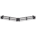 Leviton | E2xhd 1Ru High-Density Universal Angled Panel