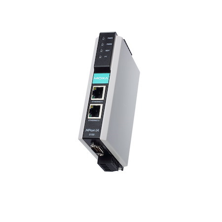 Moxa | NPort Ia-5150 | 1 Port RS-232/422/485 Device Server | 2 10/100BaseTX Ports | RJ45 Connectors | Single Ip