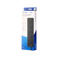 Jackson | Pt1814usb3c | 4 Way Individually Switched Power Board W/ 2 X Usb A & 2 X Usb C Charging Outlets | 1M Lead | Black