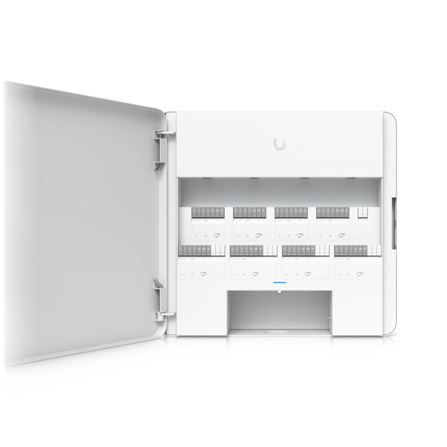 Ubiquiti | Eah-8 | UniFi Enterprise Access Hub, Entry/Exit Control To 8 Doors, Battery Backup Support, Lock Terminals
