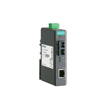 Moxa | Industrial 10/100 Media Converter, Multi-Mode, SC Connector.