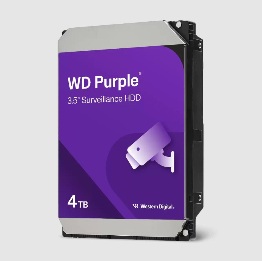 Western Digital WD44purz Purple 4TB Hard Drive - 3.5' Internal - Sata (Sata/600) -3-Year Limited Warranty
