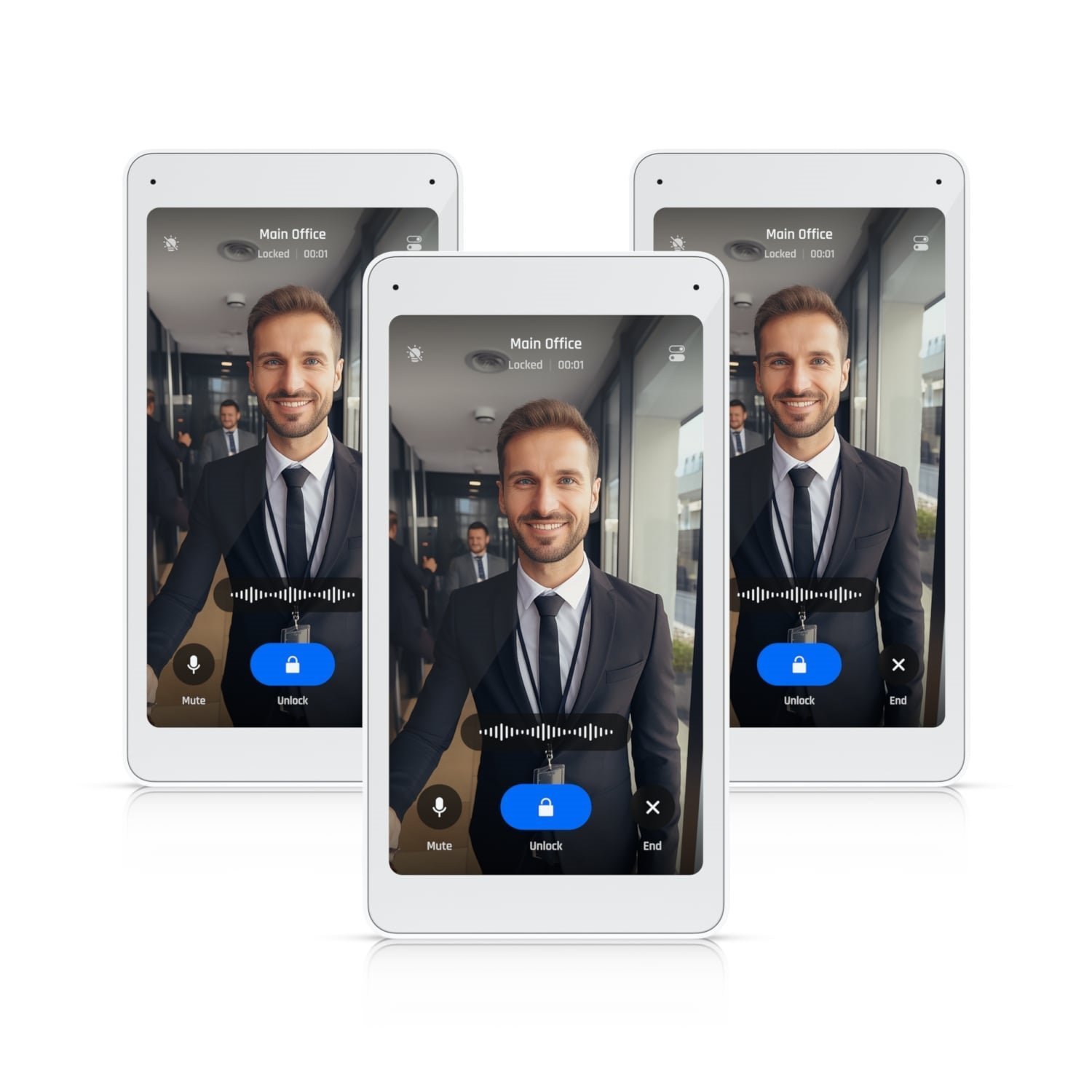 Ubiquiti Intercom Viewer, Display That Works With Intercom,Reader Pro, Visitor Screening, Remote Access Control.