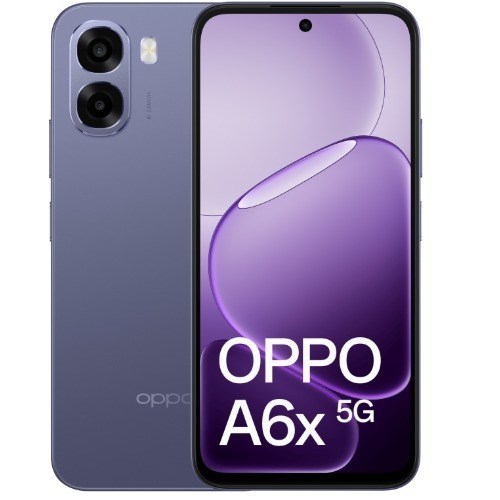 Oppo A6x 5G 128GB - Black Purple (Cph2783au Black Purple)*AU Stock*, 6.75', HD+, 120Hz, 4GB/128GB, 50MP/5MP, Dual Sim, 6100mAh, 2 Years Warranty