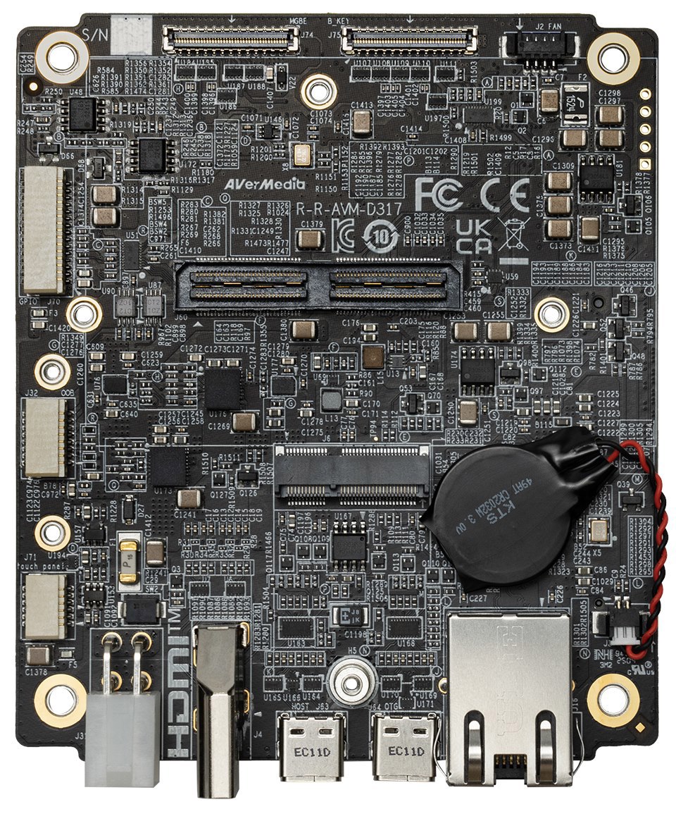 AVerMedia D317 Carrier Board For Nvidia Jetson Agx Orin & Agx Orin Industrial