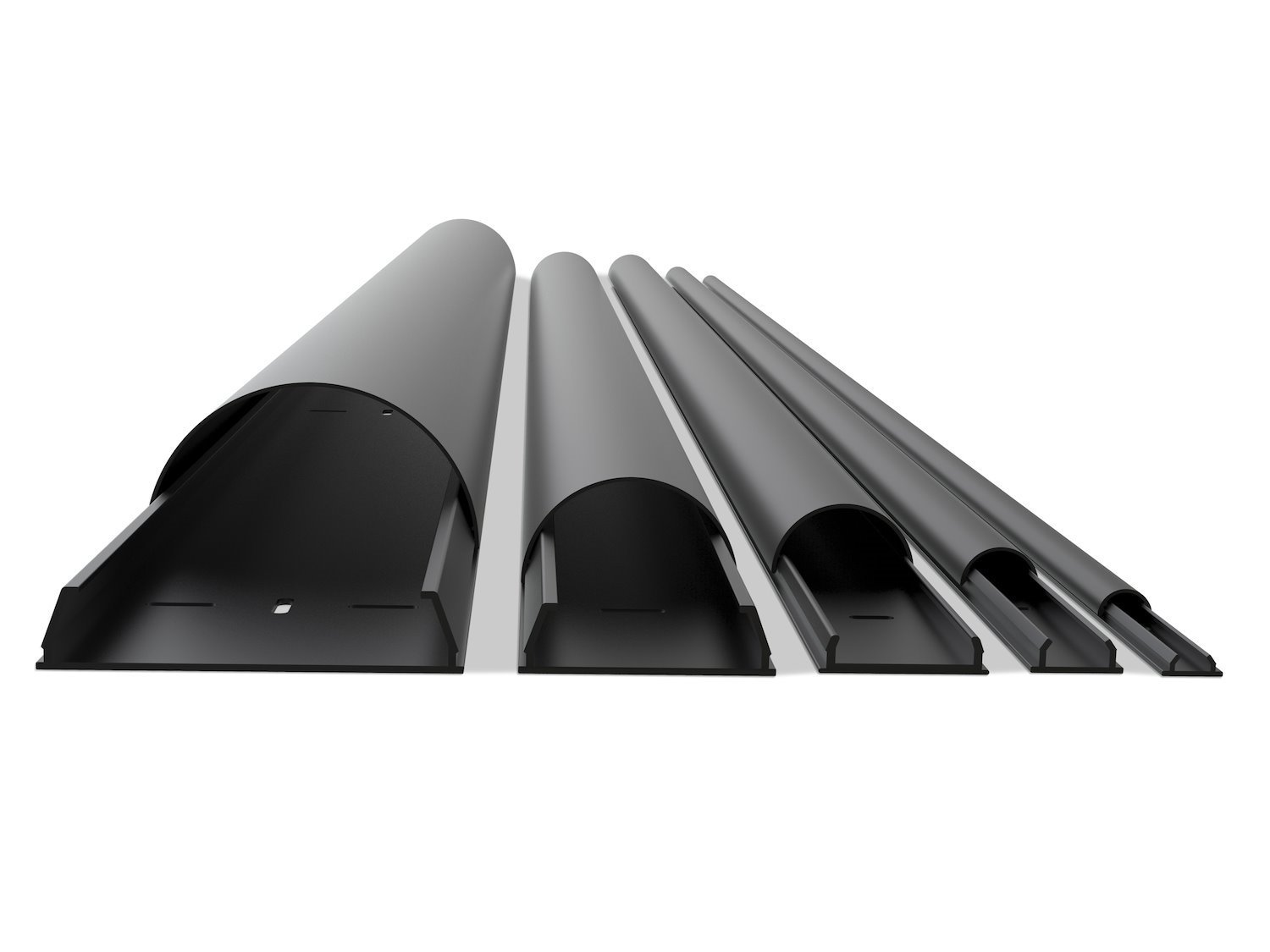 Multibrackets M Universal Cable Cover 50 MM X 1,1 M - Kabelskydd - Svart