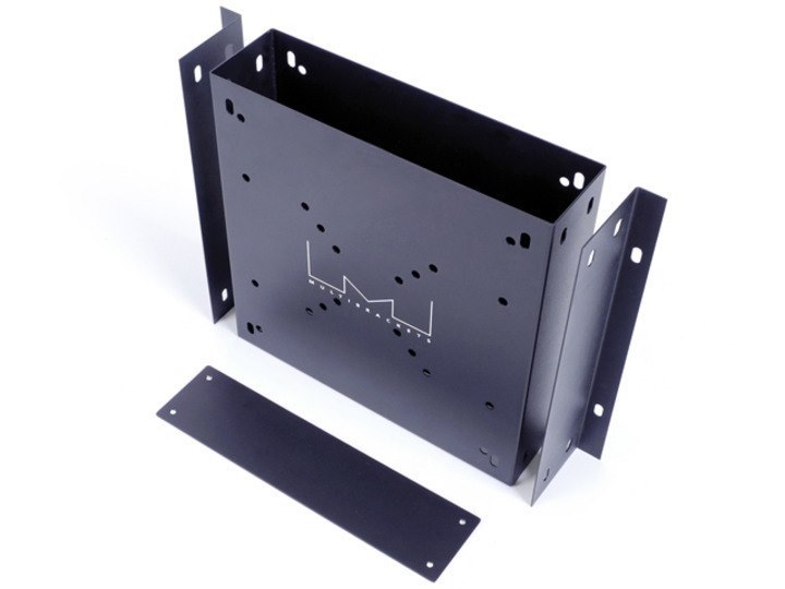 Multibrackets M PC Box/Digital Signage Box - Monteringskomponent (VSA-adapter) - Aluminium - Svart