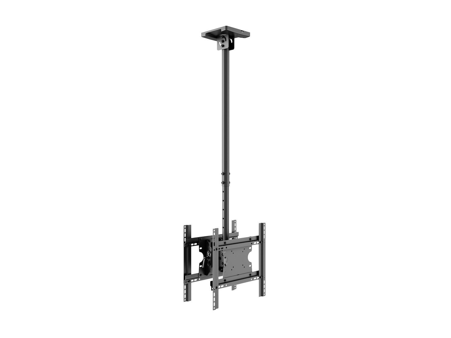 Multibrackets M Public Ceilingmount Medium Back To Back - Monteringssats (Takplatta, Lutande Takmontering, VSA-adapter) - FÖR 2 LCD-bildskärmar - STÅL - Svart - Skärmstorlek: 32"-55" - Takmonterbar