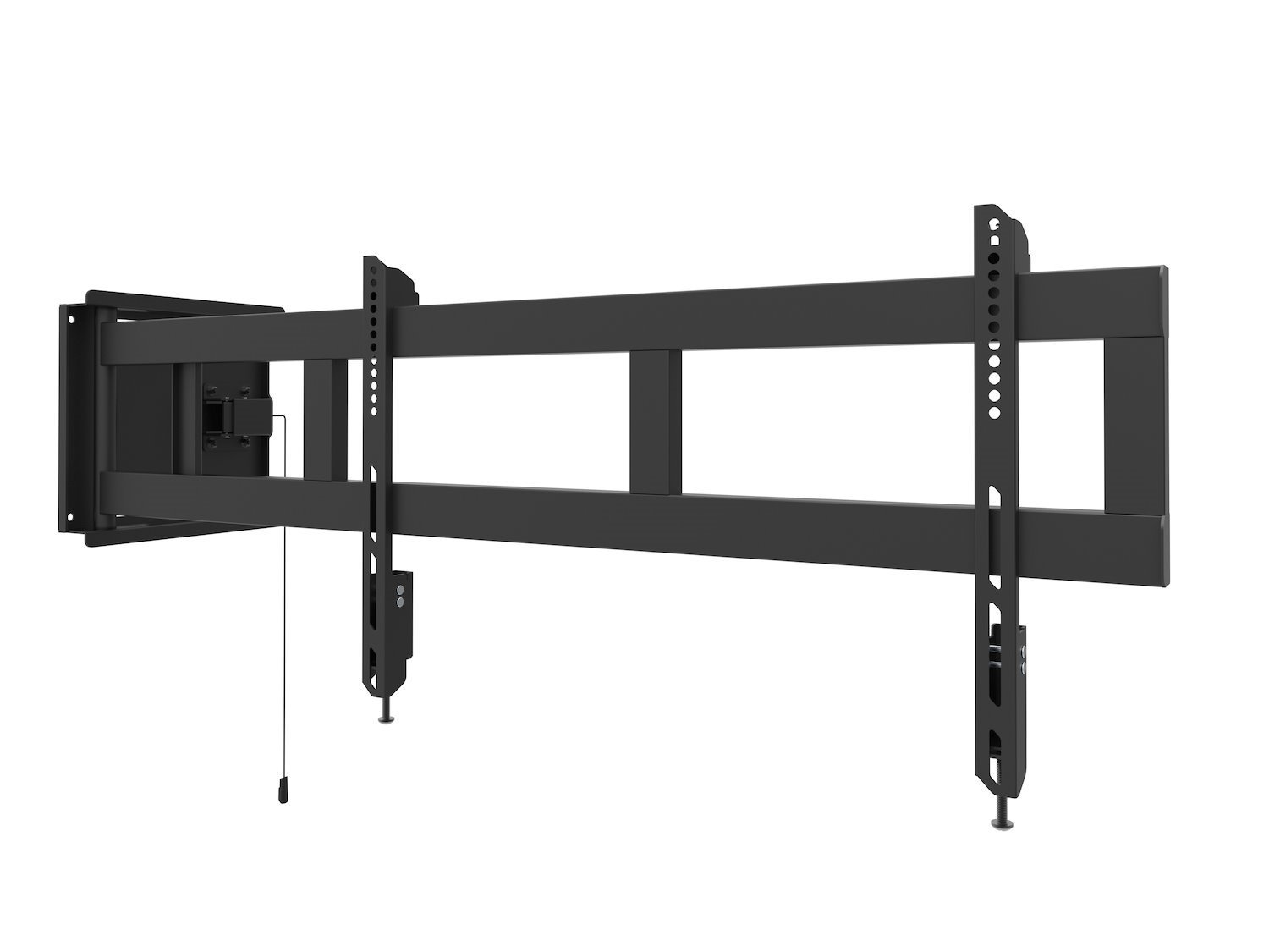Multibrackets M Universal Swing Arm 180 Degrees Large - Monteringssats (Väggfäste Med Svängarm) - FÖR Platt Panel - Metall - Svart - Skärmstorlek: 48"-69" - Väggmonterbar