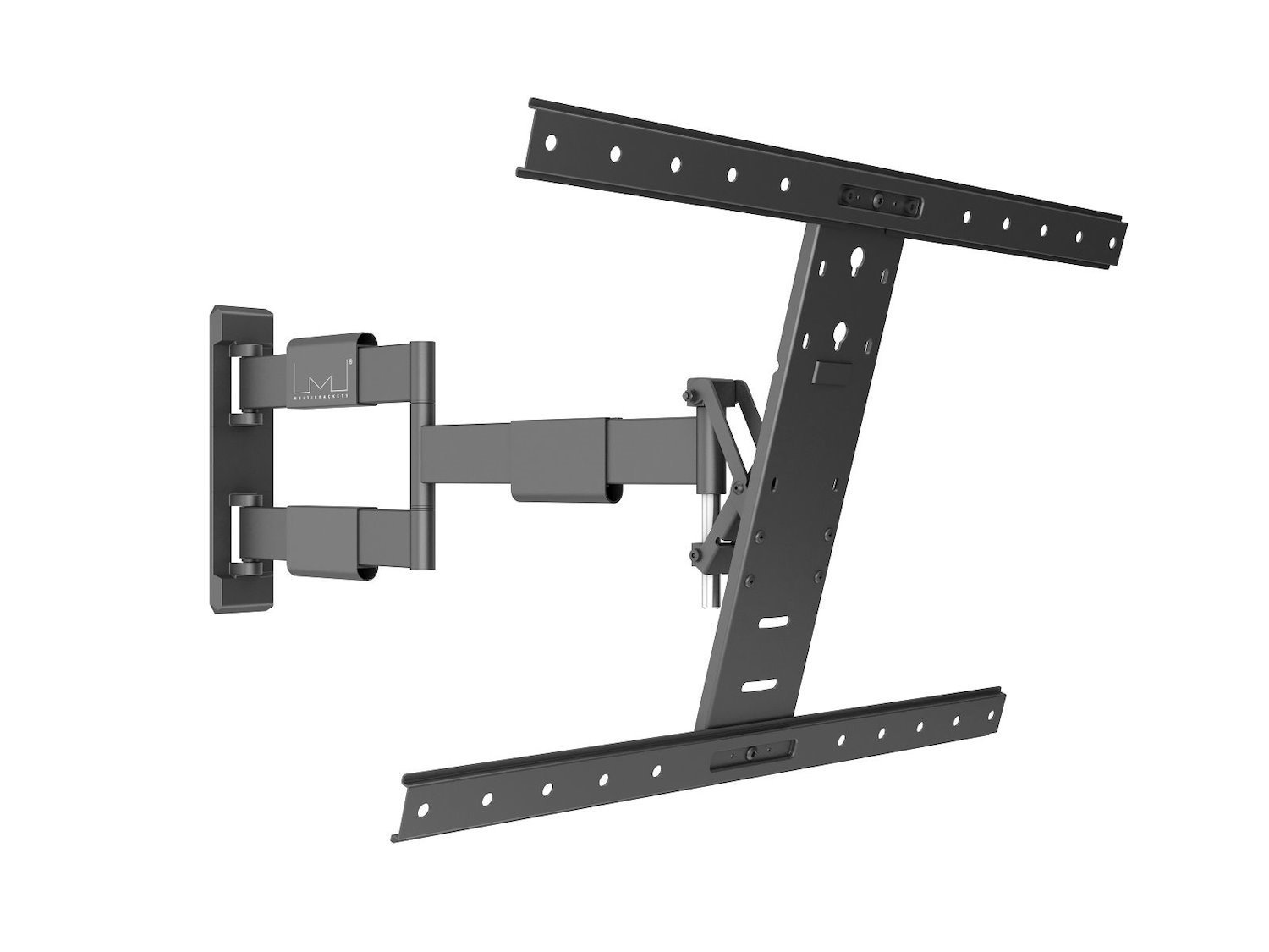 Multibrackets M Vesa Flexarm Thin - Monteringssats (Lutningsvridbar Arm, Fullrörelsemontering) - FÖR LCD-display - STÅL - Svart - Skärmstorlek: 37"-55"