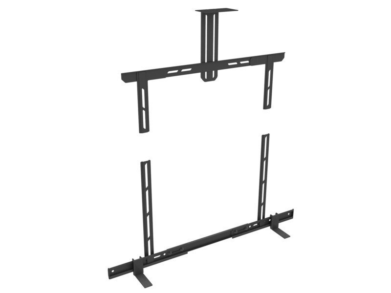 Multibrackets M Universal Soundbar Mount Medium - Monteringssats (Väggfäste) - FÖR Soundbar - Metall - Svart - Skärmstorlek: 40"-70" - Monteringsgränssnitt: 600 X 400 MM