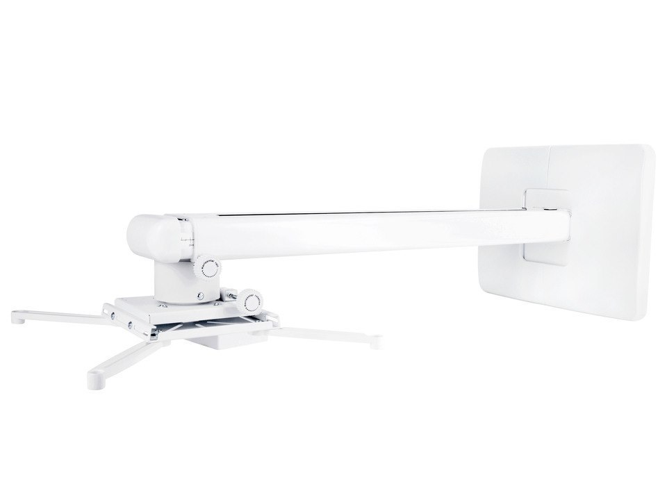 Multibrackets M Projector Mount Short Throw Deluxe - Monteringssats (Väggfäste, Kontakthållare, Väggarm FÖR Närbild) - FÖR Projektor - Vit - Väggmonterbar