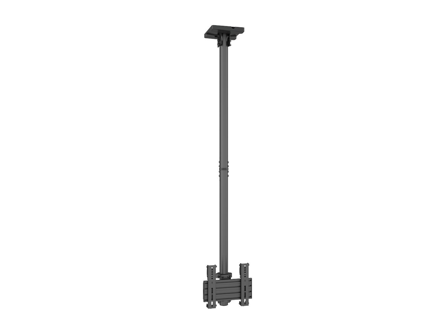 Multibrackets Pro Series M Ceiling Mount Mbc1u - Konsol - FÖR LCD-display - Aluminium, STÅL - Svart - Skärmstorlek: 24"-42" - Takmonterbar