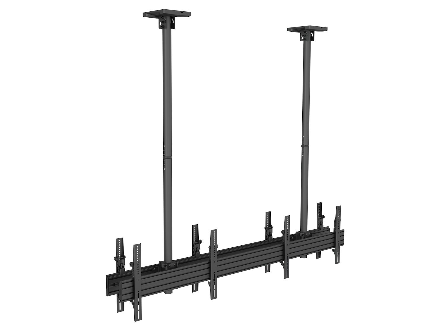 Multibrackets M Pro Dual Side Mbc2x1u2 - Konsol - Aluminium, STÅL - Svart - Skärmstorlek: 32"-65" - Takmonterbar