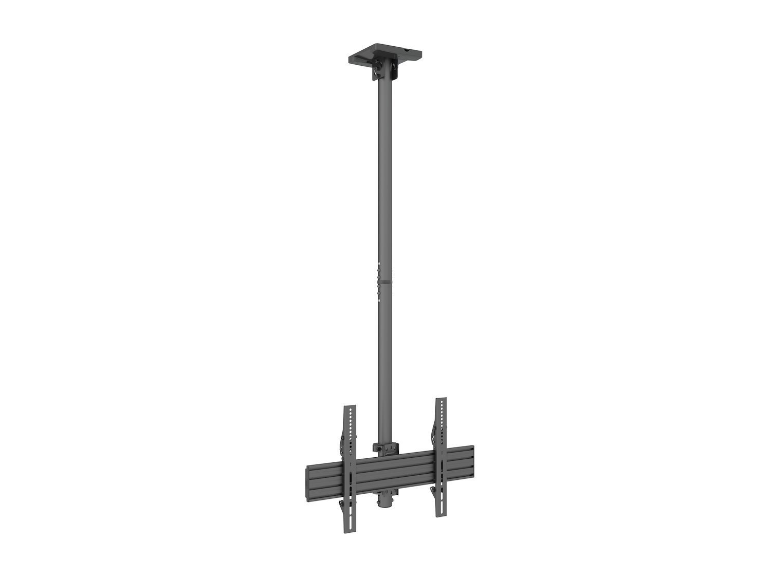 Multibrackets M Pro Mbc1u - Monteringssats (Takmontering) - FÖR LCD-display - Aluminium, STÅL - Svart - Skärmstorlek: 40"-65" - Takmonterbar