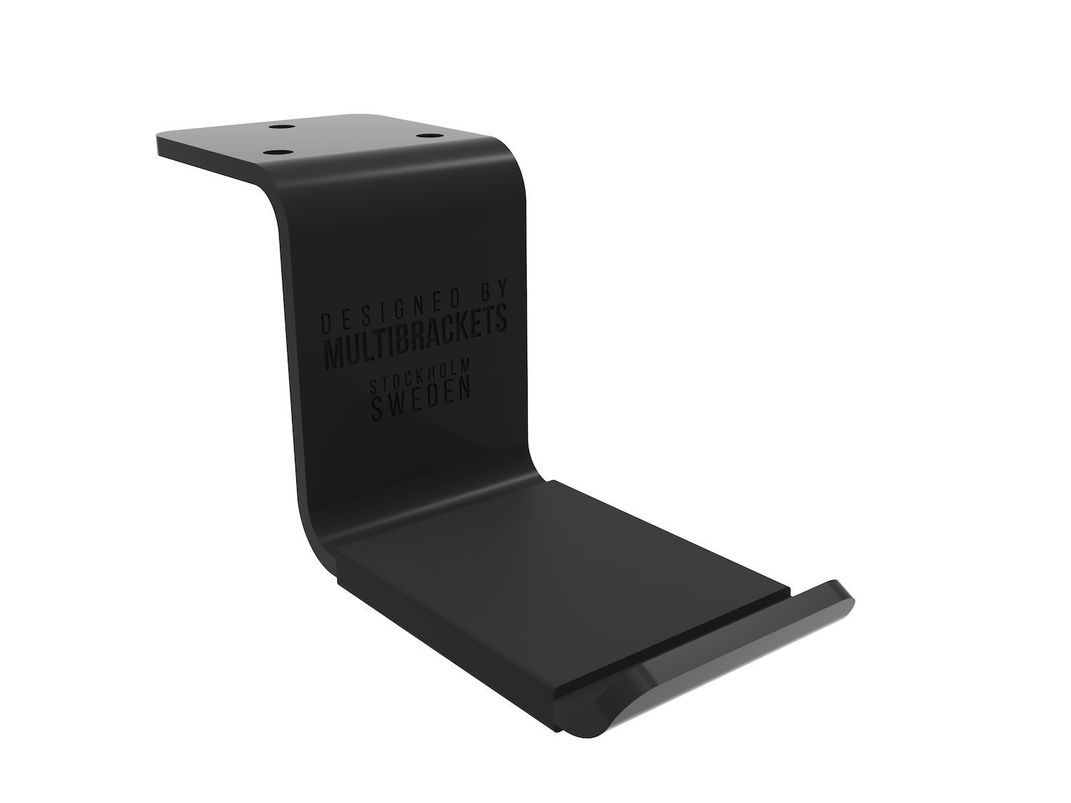 Multibrackets M Headset Holder - Monteringssats (Montering PÅ Skrivbord) - FÖR Hörlurar/Headset - Aluminium - Svart - Skrivbord, Disk-Monteringsbar