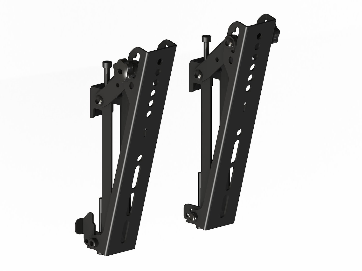 Multibrackets M Pro Vesa 200MM - Monteringskomponent (2 Lutningsarmar) - STÅL - Svart