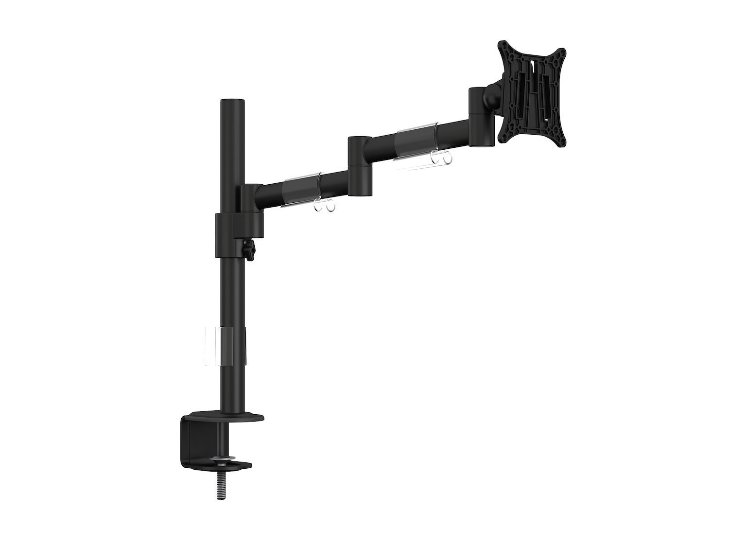 Multibrackets M Vesa Deskmount Officeline Single Ii - Monteringssats - FÖR LCD-display - STÅL - Svart - Skärmstorlek: 15"-30" - Disk-Monteringsbar