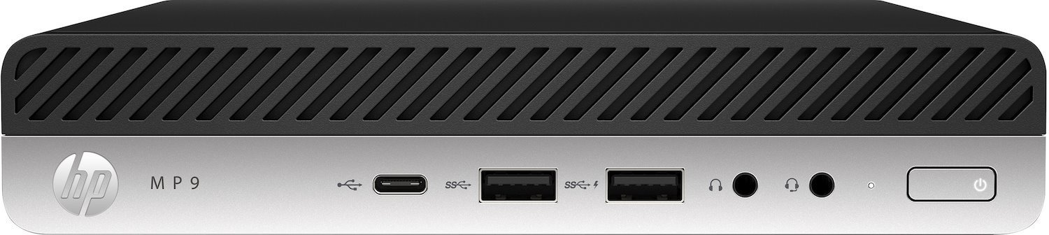 HP Retail System MP9 G4 - Mini-Desktop 1 X Core I5 8500T / Upp Till 3.5 GHz - Ram 8 GB - SSD 256 GB - 3D V-Nand Technology - Uhd Graphics 630 - Gigabit Ethernet - Win 10 Pro 64-Bitars - SKÄRM: Ingen -