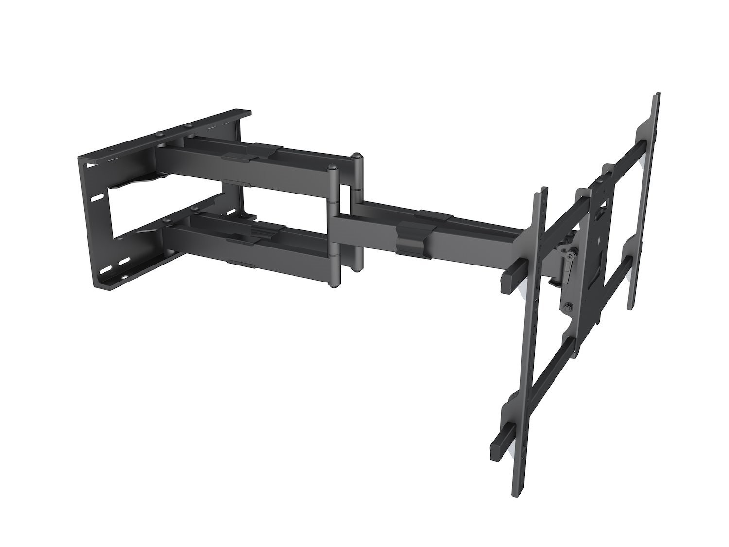 Multibrackets M Universal Long Reach Arm - Konsol - FÖR Platt Panel - Svart - Skärmstorlek: 50"-90" - Väggmonterbar