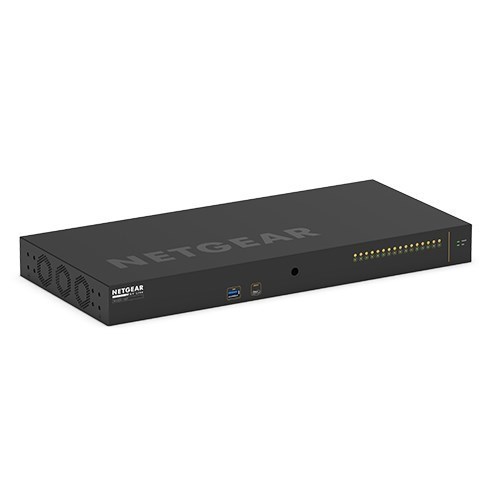 Netgear Av Line M4250-16XF - Switch - L3 - Administrerad - 16 X 10 Gigabit SFP+ - Sida Till Sida Luftflöde - Rackmonterbar