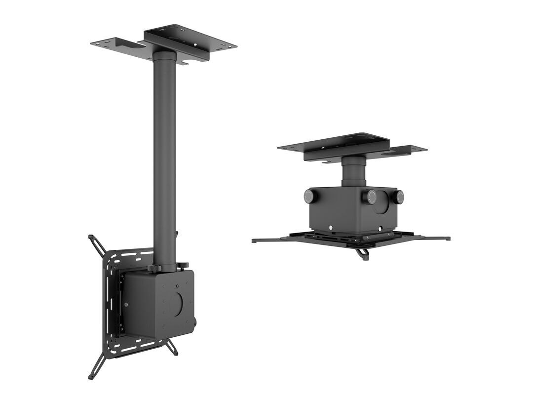 Multibrackets M Pro HD Series - Monteringssats (Justerbar Monteringsarm, Projektorfäste) - FÖR Projektor - Svart - Takmonterbar