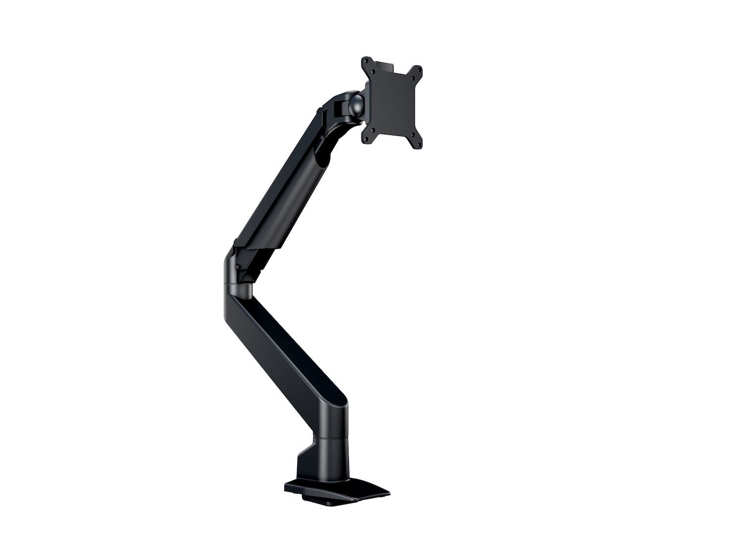 Multibrackets M Vesa Gas Lift Arm Single - Monteringssats (Vridbar Arm, Bordsfäste) - FÖR LCD-display - Aluminium - Svart