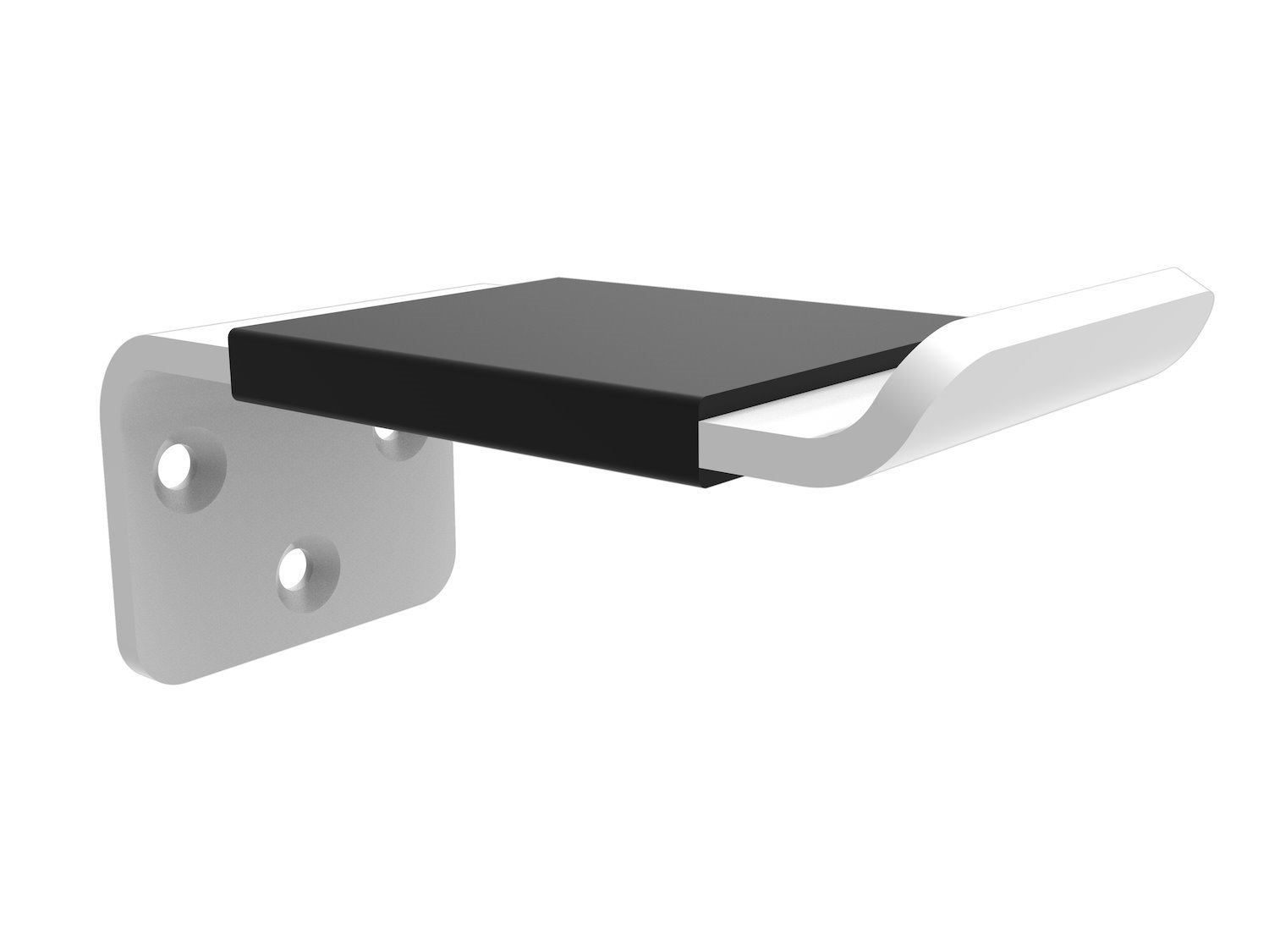 Multibrackets M Headset Holder - Monteringssats (Väggfäste) - FÖR Hörlurar/Headset - Aluminium - Vit - Väggmonterbar