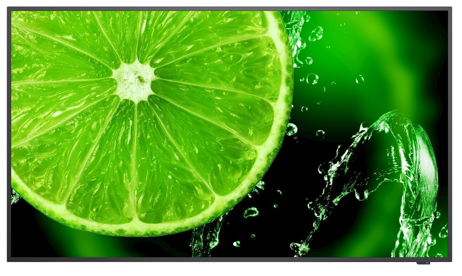 Sharp Nec MultiSync E658 - 65" Diagonal Klass (64.5" Visbar) - E Series Led Display Unit - Digital Skyltning - 4K Uhd (2160P) 3840 X 2160 - HDR - Direktupplyst Led - Svart Ram Fram, Svart RYGG