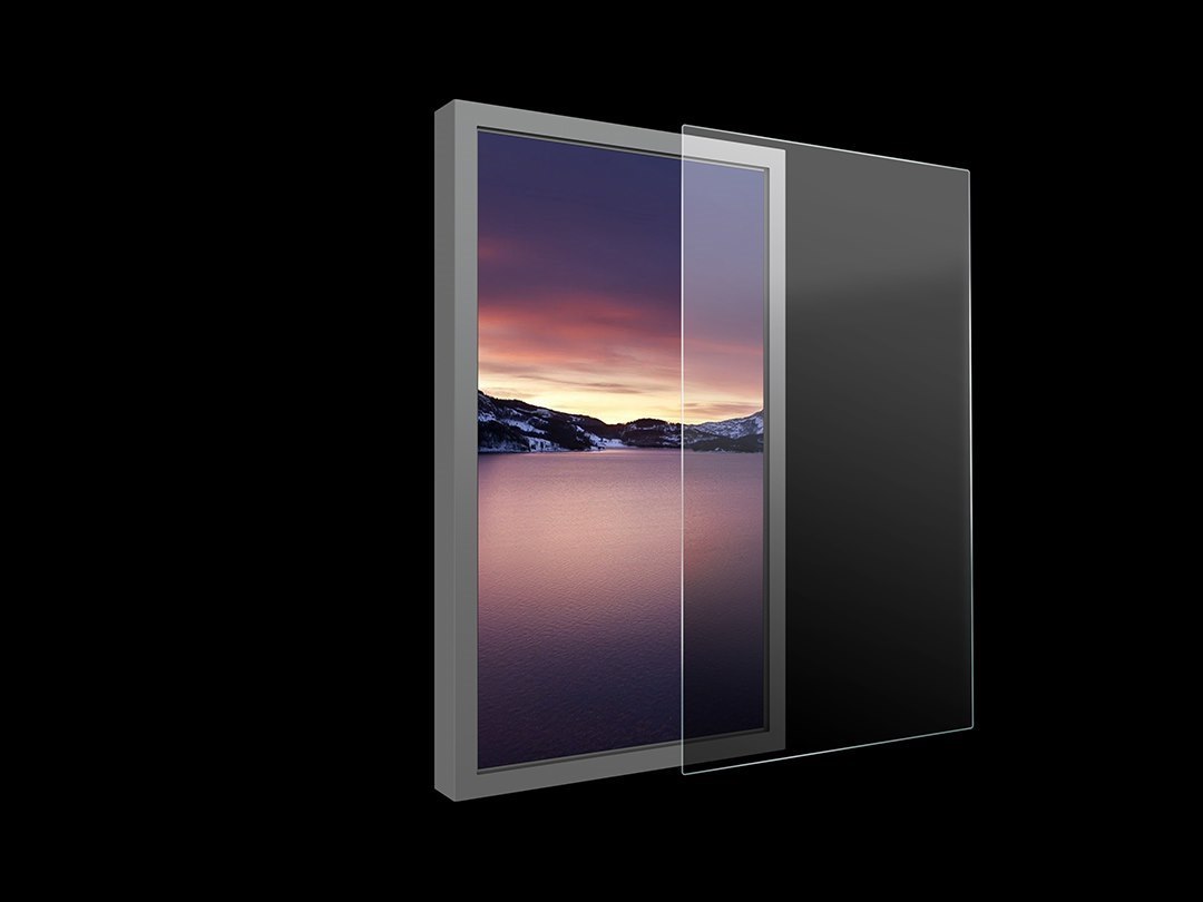 Multibrackets M - Monteringskomponent (Säkerhetsskärm) - FÖR inhägnad/LCD TV - Polykarbonat - Transparent - Skärmstorlek: 43"