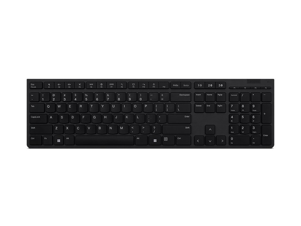 Lenovo Professional Keyboard - Wireless Connectivity - Nordic - Grey