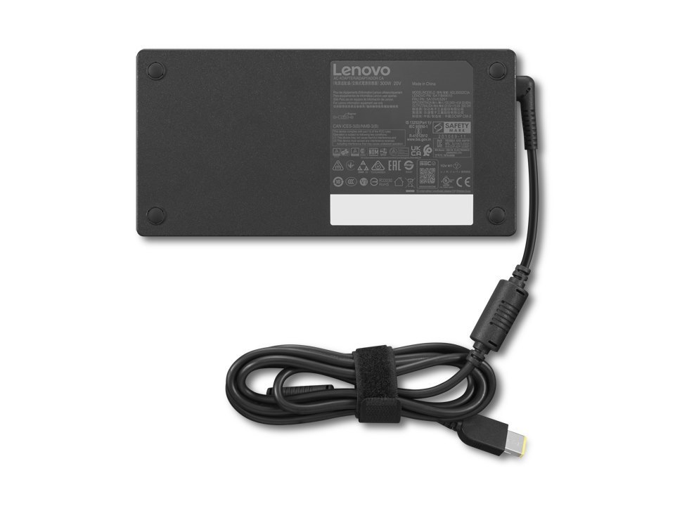 Lenovo - Strömadapter - Ac 100-240 V - 300 Watt - Europa - Svart