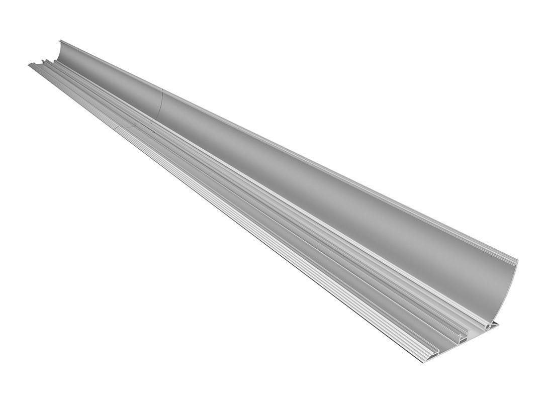 Multibrackets M - Kabelskydd - 139 MM Bred, Aluminium - Golvmontering - 2.2 M - Svart