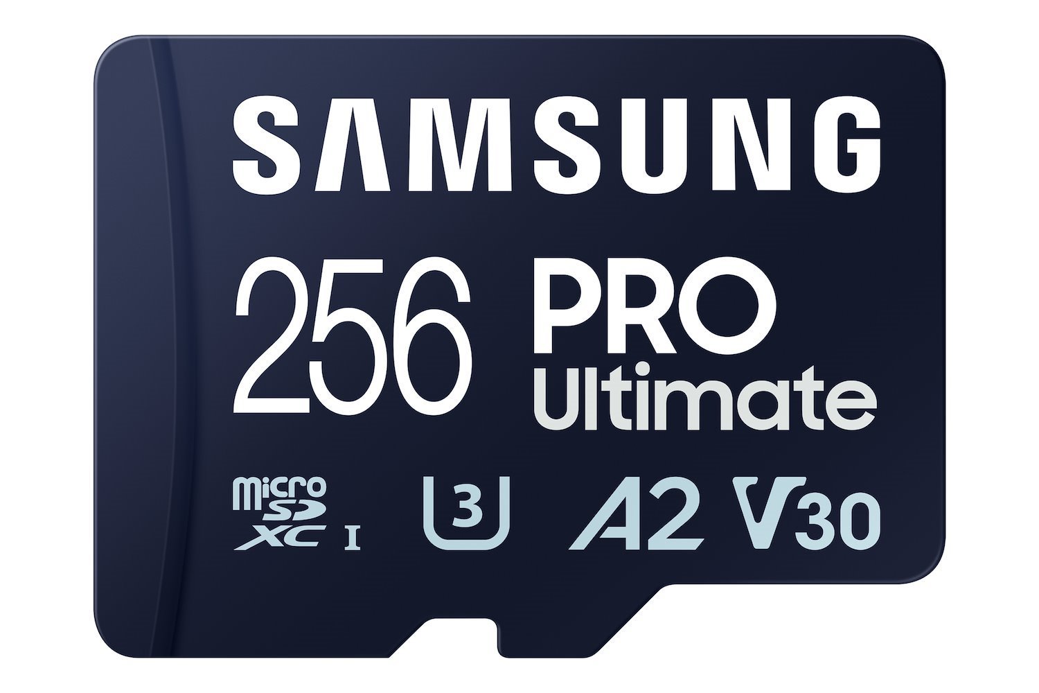 Samsung Pro Ultimate Mb-My256sa - Flash-Minneskort (SD-adapter Inkluderad) - 256 GB - A2 / Video Class V30 / Uhs-I U3 - mikroSDXC Uhs-I - BLÅ