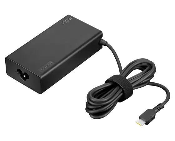 Lenovo - Usb-C Strömadapter - Ac 100-240 V - 100 WH - Svart
