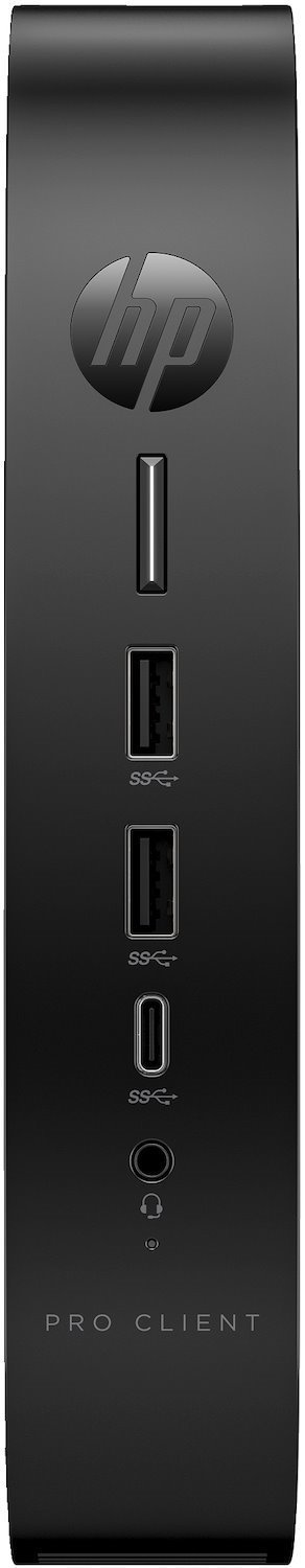 HP Pro T550 - Tunn Klient - Usff 1 X Celeron J6412 / Upp Till 2.6 GHz - Ram 8 GB - Flash 64 GB - Emmc - Uhd Graphics - Gigabit Ethernet - Win 10 IoT Enterprise 2021 LTSC - SKÄRM: Ingen