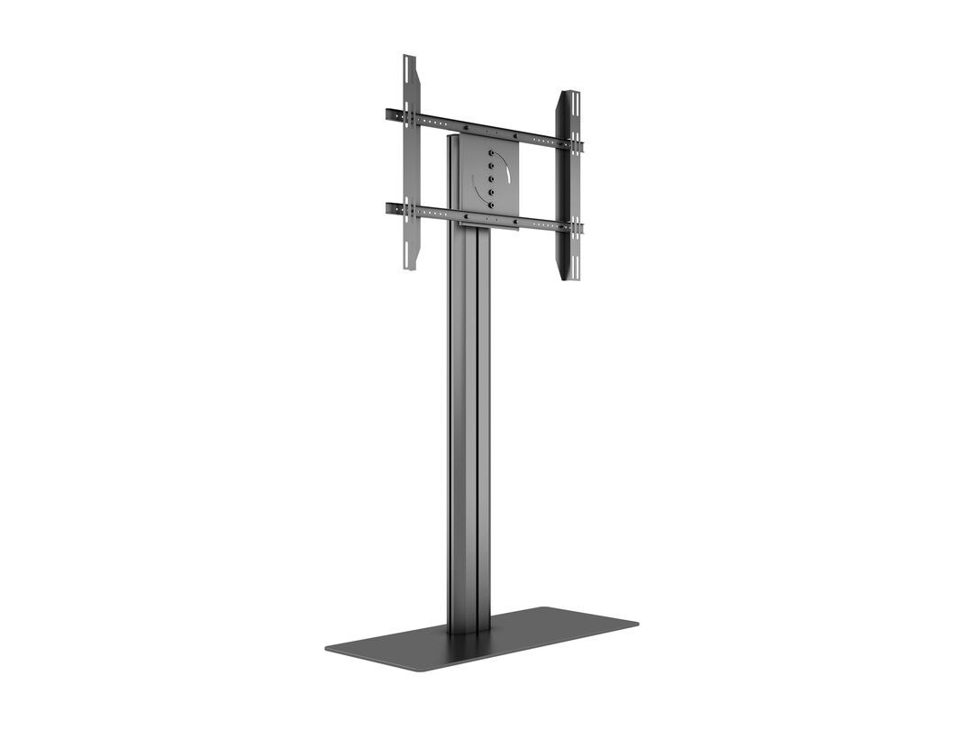 Multibrackets M Public Display Stand 145 HD Single Black W. Floorbase - Vagn - FÖR LCD-display - Låsbar - Aluminium - Svart - Skärmstorlek: 65"-85" - Monteringsgränssnitt: Upp Till 700 X 400 MM