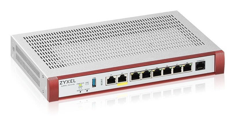 Zyxel ZyWALL Usg Flex 100HP - Firewall - Med 1 ÅRS Säkerhetspaket - 8 Portar - 1GbE - Molnhanterad